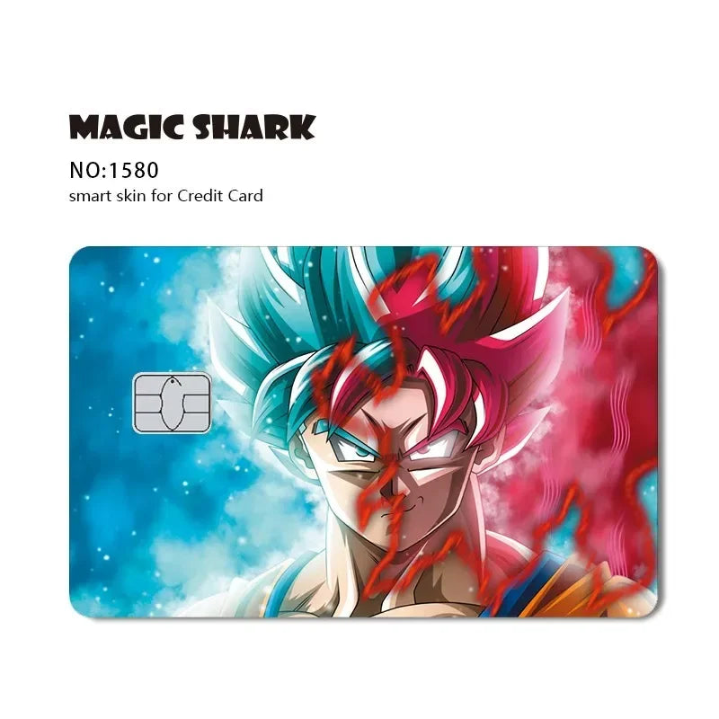 Dragon Ball Card Skin - No Chip, Large/Small, Fits All Cards