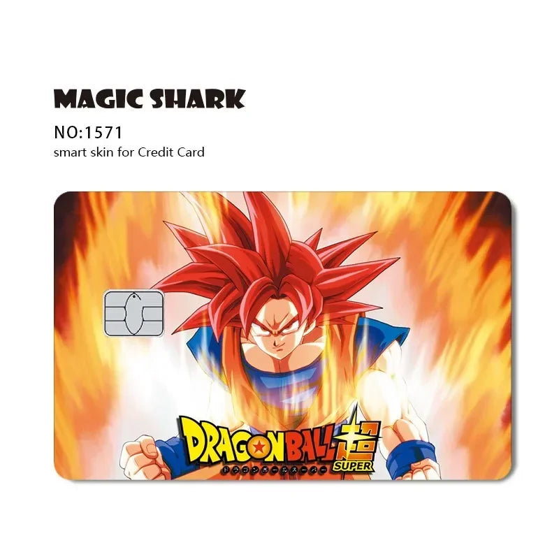 Dragon Ball Card Skin - No Chip, Large/Small, Fits All Cards