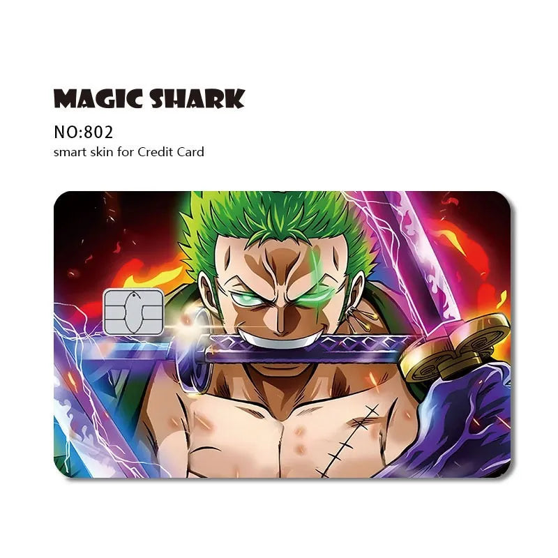 One Piece Card Skin - No Chip, Large/Small, Fits All Cards