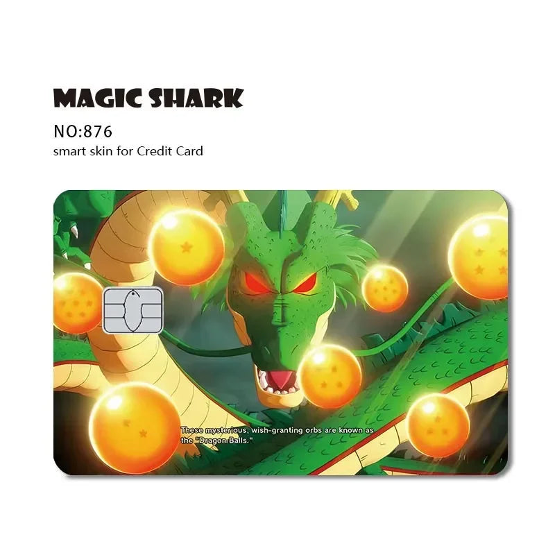 Dragon Ball Card Skin - No Chip, Large/Small, Fits All Cards