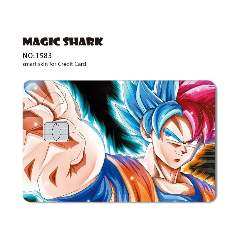 Dragon Ball Card Skin - No Chip, Large/Small, Fits All Cards