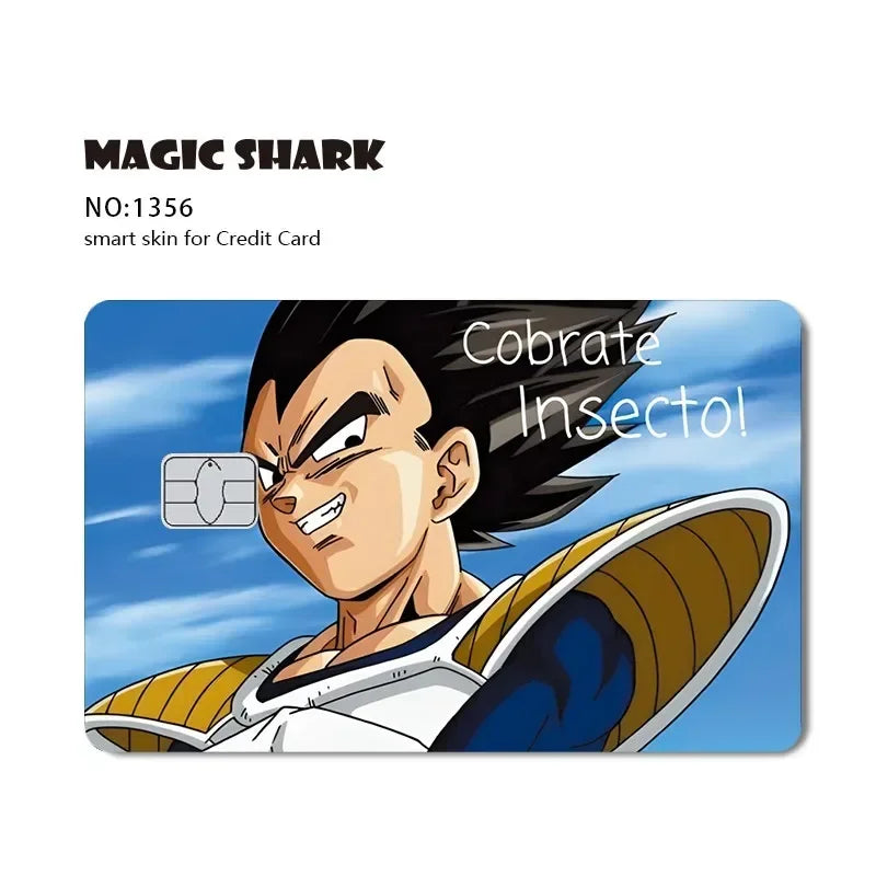 Dragon Ball Card Skin - No Chip, Large/Small, Fits All Cards