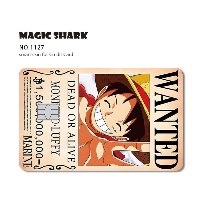 One Piece Card Skin - No Chip, Large/Small, Fits All Cards