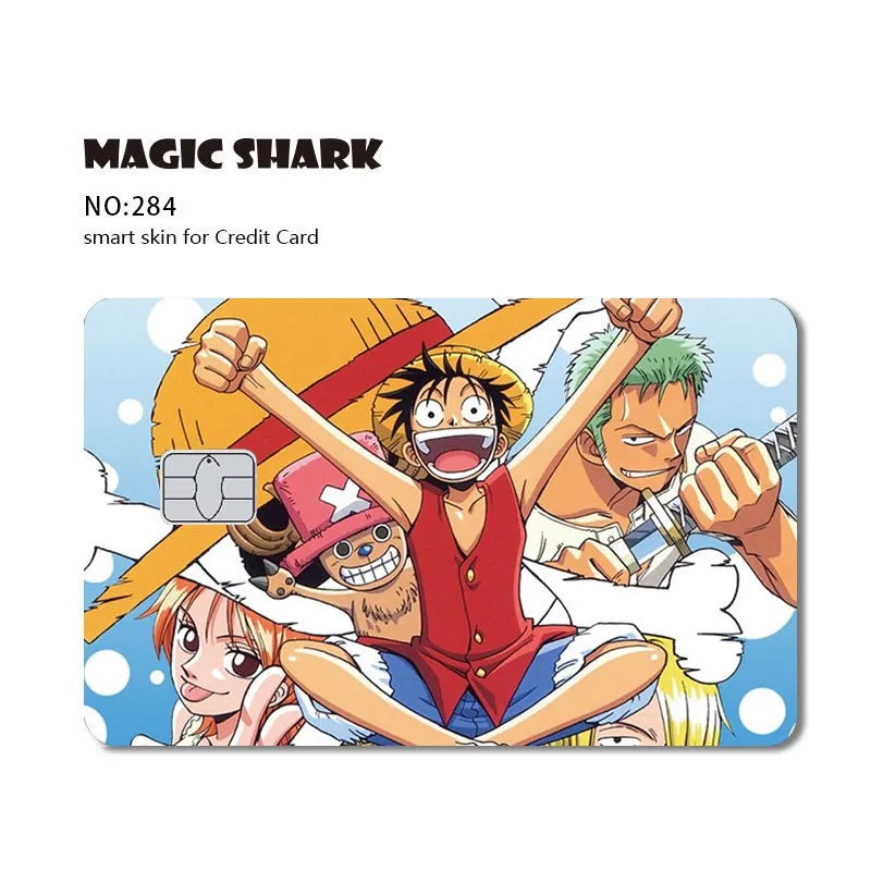 One Piece Card Skin - No Chip, Large/Small, Fits All Cards