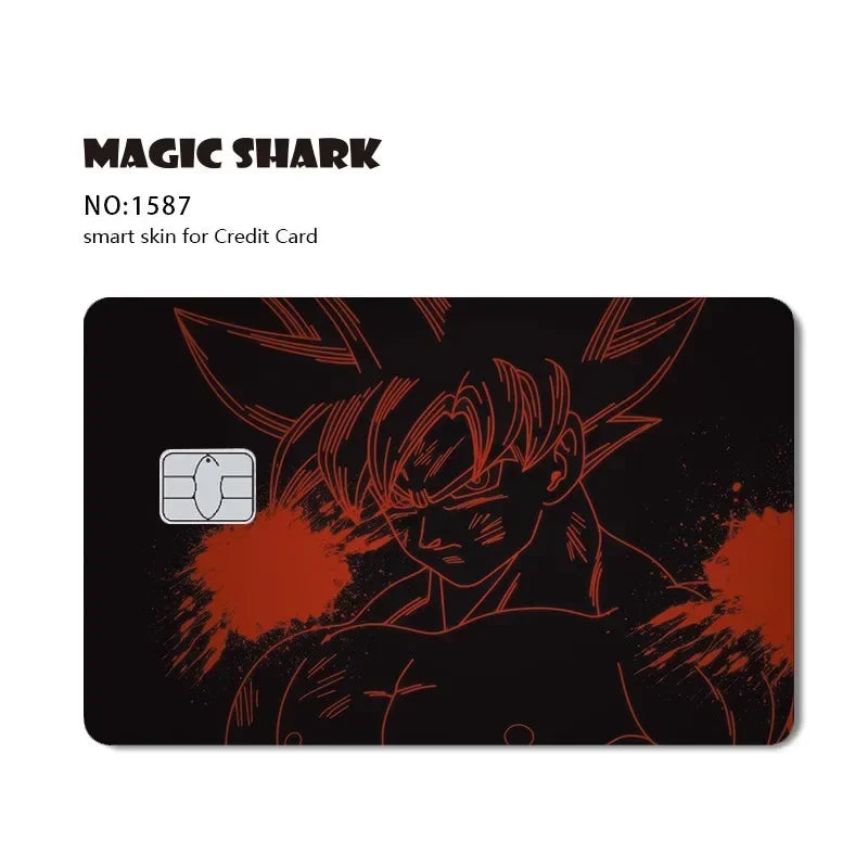 Dragon Ball Card Skin - No Chip, Large/Small, Fits All Cards