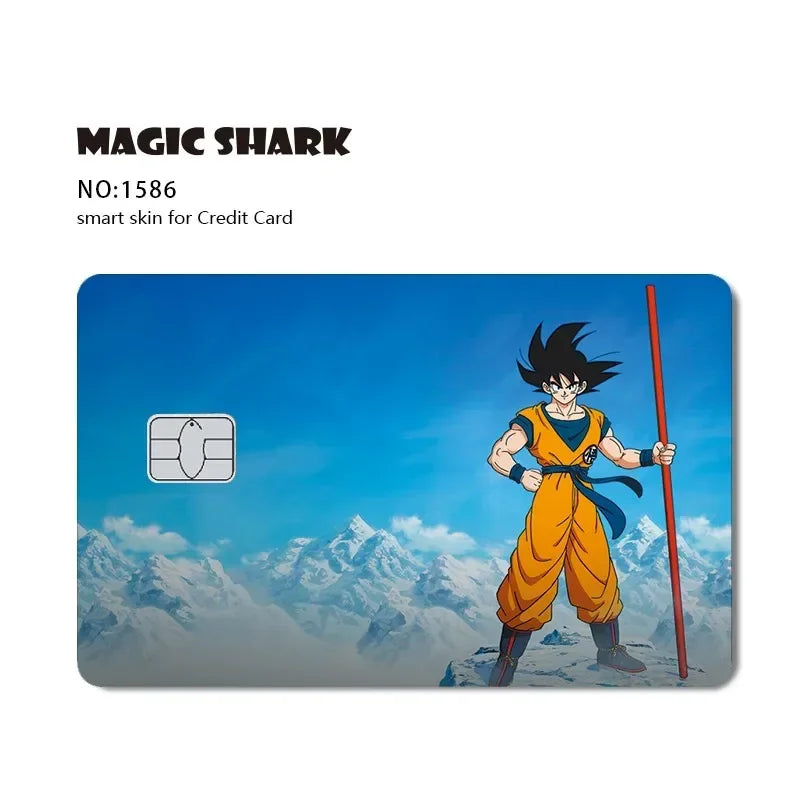 Dragon Ball Card Skin - No Chip, Large/Small, Fits All Cards