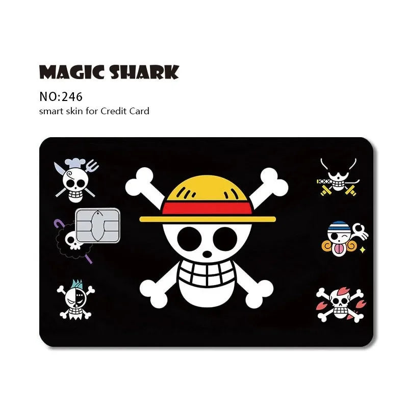 One Piece Card Skin - No Chip, Large/Small, Fits All Cards