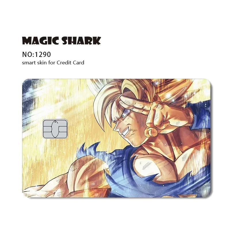 Dragon Ball Card Skin - No Chip, Large/Small, Fits All Cards