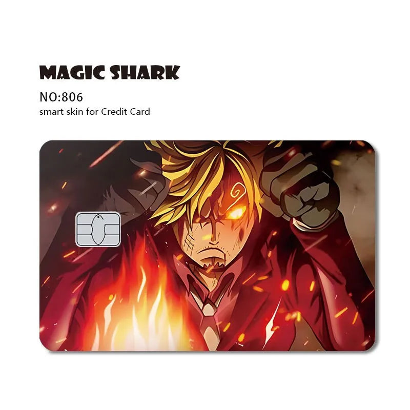 One Piece Card Skin - No Chip, Large/Small, Fits All Cards