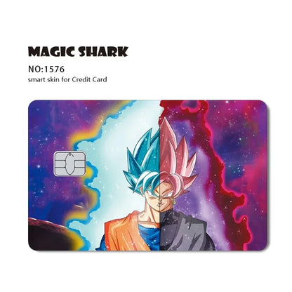 Dragon Ball Card Skin - No Chip, Large/Small, Fits All Cards