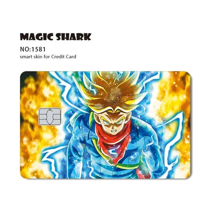 Dragon Ball Card Skin - No Chip, Large/Small, Fits All Cards